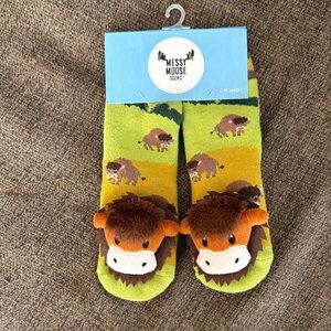 Kids' Green Animal Socks